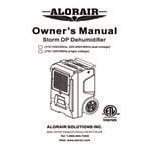 AlorAir Storm DP Yellow Smart Wi-Fi Enabled Commercial Dehumidifier with Hose - 110V