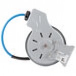 T&S B-7212-05 15' Open Epoxy Coated Steel Hose Reel with Front Trigger Water Gun T&S B-7212-05 15' Open Epoxy Coated Steel Hose Reel with Front Trigger Water Gun