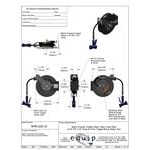 Equip by T&S 5HR-222-12 25' Open Hose Reel with Front Trigger Water Gun