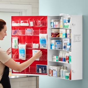 Noble First Aid Kit Cabinet - Class B - 1465-Piece, 5 Shelf Noble First Aid Kit Cabinet - Class B - 1465-Piece, 5 Shelf