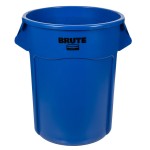 Rubbermaid® 1779732 BRUTE 55 Gallon Blue Round Trash Can Rubbermaid® 1779732 BRUTE 55 Gallon Blue Round Trash Can