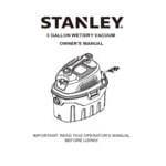 Stanley SL18910P-3 3 Gallon 3 Peak hp Wet / Dry Vacuum with Tool Kit - 120V, 1 Phase