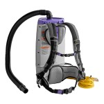 ProTeam GoFit® 10 107689 10 Qt. Backpack Vacuum with 107098 Xover Multi-Surface 2-Piece Wand Kit - 120V