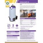 ProTeam GoFit® 10 107689 10 Qt. Backpack Vacuum with 107098 Xover Multi-Surface 2-Piece Wand Kit - 120V