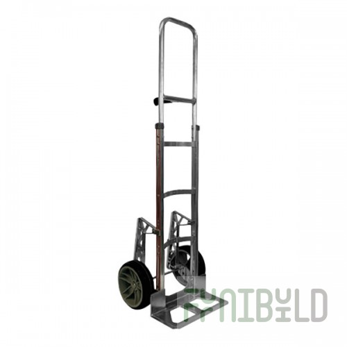 B&P Manufacturing Liberator 600 lb. Curved Back Hand Truck with Single-Pin Square-Loop Handle, 10