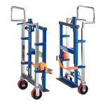 Lavex 3,950 lb. 2-Piece Blue Hydraulic Steel Equipment / Furniture Mover Lavex 3,950 lb. 2-Piece Blue Hydraulic Steel Equipment / Furniture Mover