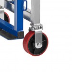 Lavex 3,950 lb. 2-Piece Blue Hydraulic Steel Equipment / Furniture Mover Lavex 3,950 lb. 2-Piece Blue Hydraulic Steel Equipment / Furniture Mover