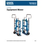 Lavex 3,950 lb. 2-Piece Blue Hydraulic Steel Equipment / Furniture Mover Lavex 3,950 lb. 2-Piece Blue Hydraulic Steel Equipment / Furniture Mover
