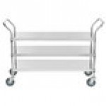 Regency Stainless Steel Three Shelf Utility Cart - 18