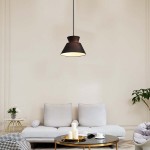 Globe Novogratz Mid-Century Modern Black Linen Chandelier - 120V, 60W Globe Novogratz Mid-Century Modern Black Linen Chandelier - 120V, 60W