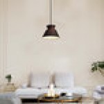 Globe Novogratz Mid-Century Modern Black Linen Chandelier - 120V, 60W Globe Novogratz Mid-Century Modern Black Linen Chandelier - 120V, 60W