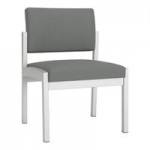 Lesro Lenox Steel Open House Asteroid Fabric Bariatric Guest Arm Chair