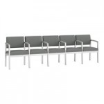 Lesro Lenox Steel Open House Asteroid Fabric Bariatric Guest Arm Chair