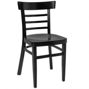BFM Seating Giulia Black Stain Beechwood Side Chair BFM Seating Giulia Black Stain Beechwood Side Chair