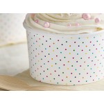 Choice 16 oz. Polka Dot Paper Frozen Yogurt / Food Cup - 50/Pack Choice 16 oz. Polka Dot Paper Frozen Yogurt / Food Cup - 50/Pack