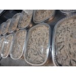 Choice Heavy Duty Smoothwall Silver Mini Oblong Foil Take-Out Pan with Dome Lid 16 oz. - 25/Pack Choice Heavy Duty Smoothwall Silver Mini Oblong Foil Take-Out Pan with Dome Lid 16 oz. - 25/Pack