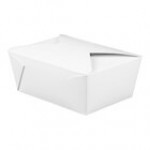 Fold-Pak 04BPEARTHM Bio-Plus-Earth Kraft Microwavable Paper #4 Take-Out Containers 7 3/4