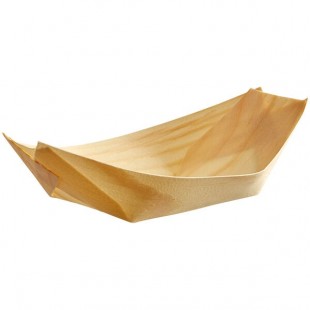 TableCraft Disposable Wood Boat 5 3/8