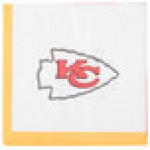 Creative Converting 659516 Kansas City Chiefs 2-Ply Beverage Napkin - 192/Case Creative Converting 659516 Kansas City Chiefs 2-Ply Beverage Napkin - 192/Case