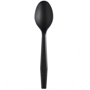 Fineline 42CBUS.BK Conserveware Black CPLA Spoon - 1,000/Case