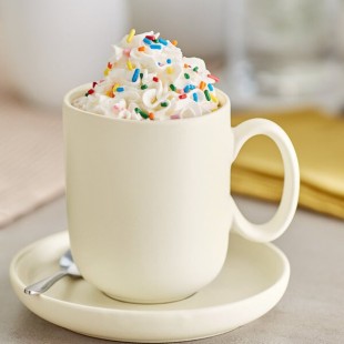 Acopa Pangea 12 oz. Fog White Matte Porcelain Mug - Sample Acopa Pangea 12 oz. Fog White Matte Porcelain Mug - Sample