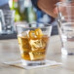 Acopa Select 12 oz. Flared Stackable Rocks / Old Fashioned Glass - Sample