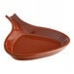 Acopa 10 oz. Brown Stoneware Fry Pan Server - 12/Case Acopa 10 oz. Brown Stoneware Fry Pan Server - 12/Case