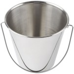 American Metalcraft SSP35 Mini Stainless Steel Pail - 3 1/2