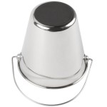 American Metalcraft SSP35 Mini Stainless Steel Pail - 3 1/2