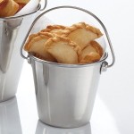 American Metalcraft SSP35 Mini Stainless Steel Pail - 3 1/2