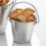 American Metalcraft SSP35 Mini Stainless Steel Pail - 3 1/2