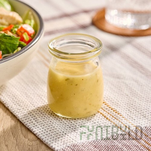 American Metalcraft 4 oz. Round Glass Jar