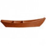 G.E.T. Enterprises BT320T Bugambilia 3.6 Qt. Classic Textured Finish Terracotta Resin-Coated Aluminum Deep Boat with Dividers G.E.T. Enterprises BT320T Bugambilia 3.6 Qt. Classic Textured Finish Terracotta Resin-Coated Aluminum Deep Boat with Dividers