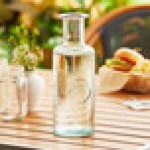 TableCraft Authentic 6630 1 Liter Recycled Green Glass Apothecary Bottle / Carafe