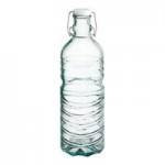 TableCraft Authentic 6630 1 Liter Recycled Green Glass Apothecary Bottle / Carafe
