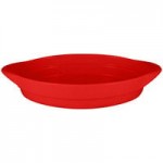 RAK Porcelain Chef's Fusion 1 oz. Ember Red Porcelain Double Ramekin - 12/Case RAK Porcelain Chef's Fusion 1 oz. Ember Red Porcelain Double Ramekin - 12/Case