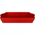 RAK Porcelain Chef's Fusion 1 oz. Ember Red Porcelain Double Ramekin - 12/Case RAK Porcelain Chef's Fusion 1 oz. Ember Red Porcelain Double Ramekin - 12/Case