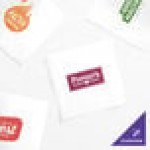 Choice White Customizable Linen-Feel 1/4 Fold Beverage Napkin 10