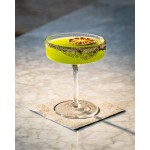 Choice White Customizable Linen-Feel 1/4 Fold Beverage Napkin 10
