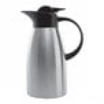 Service Ideas Stainless Touch 50.7 oz. Stainless Steel Insulated Coffee Carafe / Server with Black Lid KVP1500 Service Ideas Stainless Touch 50.7 oz. Stainless Steel Insulated Coffee Carafe / Server with Black Lid KVP1500