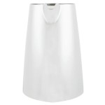 Vollrath 46206 Triennium 73.6 oz. Mirror-Finished Stainless Steel Water Pitcher with Ice Guard