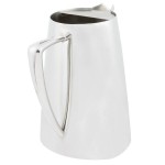 Vollrath 46206 Triennium 73.6 oz. Mirror-Finished Stainless Steel Water Pitcher with Ice Guard