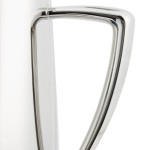 Vollrath 46206 Triennium 73.6 oz. Mirror-Finished Stainless Steel Water Pitcher with Ice Guard