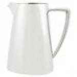Vollrath 46206 Triennium 73.6 oz. Mirror-Finished Stainless Steel Water Pitcher with Ice Guard