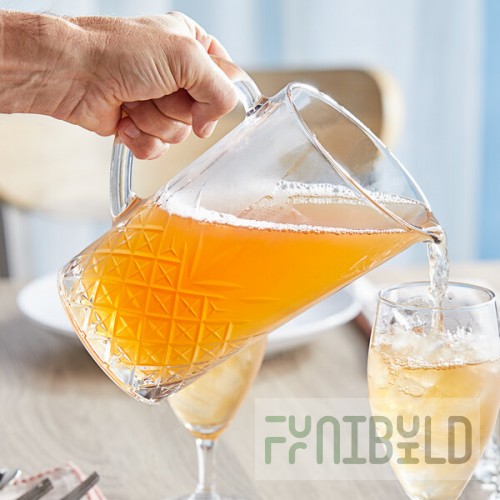 Pasabahce Timeless Vintage from Steelite International 48 oz. Glass Pitcher - 6/Case