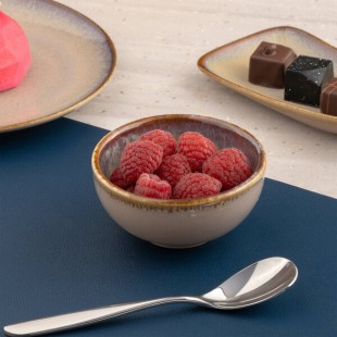 Ariane Splash Beige 12.5 oz. Beige Round Porcelain Coupe Bowl - 12/Case