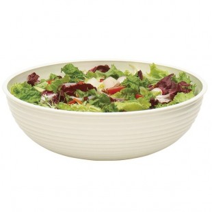 Cambro 20.2 Qt. White Camwear® Round Ribbed Bowl Cambro 20.2 Qt. White Camwear® Round Ribbed Bowl
