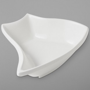 Bon Chef 70007PWHT Futura 64 oz. White Sandstone Finish Cast Aluminum Bowl Bon Chef 70007PWHT Futura 64 oz. White Sandstone Finish Cast Aluminum Bowl