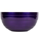 Vollrath 4659265 Double Wall Round Beehive 6.9 Qt. Serving Bowl - Passion Purple