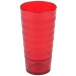 GET SW-1520-R Orbis 20 oz. Red Customizable SAN Plastic Tumbler - 24/Case GET SW-1520-R Orbis 20 oz. Red Customizable SAN Plastic Tumbler - 24/Case